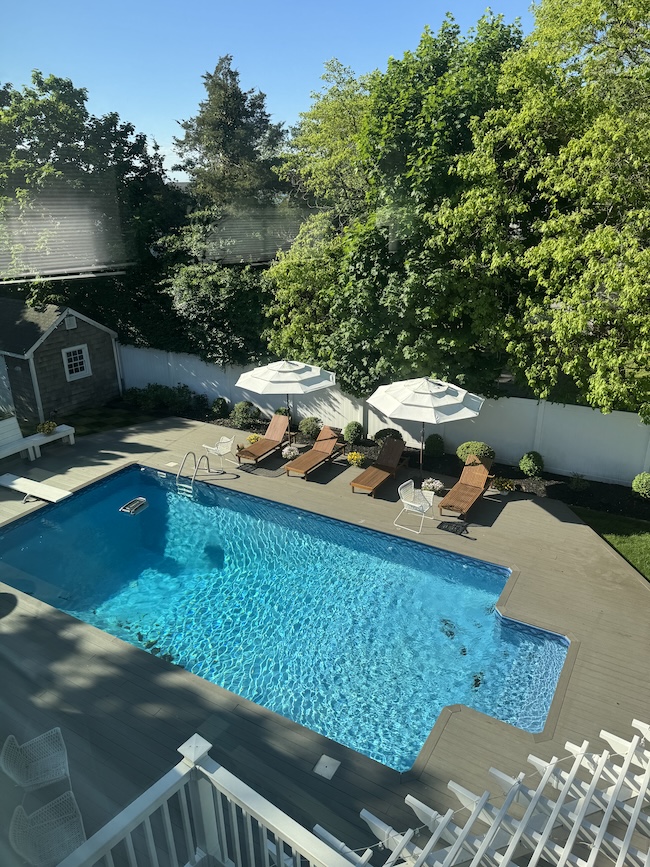Our pool is ready to go but it's too cold!